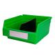 Solid Plastic Nesting Bin Storage Tray with Divider Industrial Warehouse Storage Solution