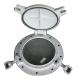 Hinged Circle Marine Windows Side Scuttle With Storm cover