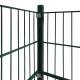 ECO Friendly fence designs twin wire fence 8/6/8 double wire mesh fence