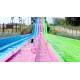 Multi - Lanes Rainbow Custom Water Slides For Aqua Park Fiberglass Material