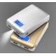 2015 listed top brand 12000mah Power bank with LED diaplay external battery For iphone Samsung phones charger
