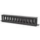 19  Rack Mount Patch Panel Cable Organizer , Patch Panel Wire Management With Cover