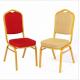 Stackable Gold Metal Party Din Chair For Hotel Banquet Wedding