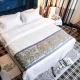 New design jacquard 100% cotton bed sheets 5 star hotel bed linen duvet cover