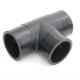High Pressure A234 WPB Carbon Steel Pipe Tee connector Black Painting