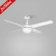 OEM 4 Iron Blades Dimmable Remote LED Ceiling Fan 230V 50HZ