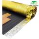 Gold Film Standard Foam Underlayment Black EPE Foam Roll 20kg/cbm