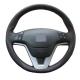 Custom Hand Stitching Suede Leather Steering Wheel Cover for Honda CR-V CRV 2007 2008 2009 2010 2011