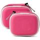 Pink Cute Electronics Travel Case With Buckle , Durable Square Waterproof Carrying Case