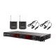 Long Distance 90M UHF Wireless Microphone Dual Channel 510-937MHz