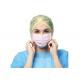 Pink  Medical Dust Mask /  Earloop Procedure Masks Light Weight Size 53 * 38 * 30cm