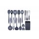 Nontoxic Silicone Kitchen Utensil Sets , 15pcs Silicone Spatula Set For Cooking