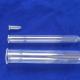 Personalized Clear Rimmed Quartz Test Tube With Flange High Purity SiO2 Made