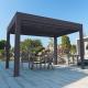 Aluminum Retractable Pergola With Roof Outdoor Courtyard Leisure Pavilion
