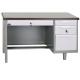 school hospital  920mm long fireproof steel executive desk