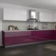 Modern Plywood Assembled Cabinets Laminate Kitchen Cabinets With Sintered Stone