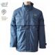 Blue Cotton Anti Static Flame Retardant Jacket / Insulated Fr Winter Coat Protective