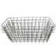 Stainless Steel 2.5mm Wire Mesh Storage Baskets Kitchen Picnic Metal Electroplate