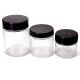 Clear Cosmetic Glass Jar 200ml Lotion Jars With Lids