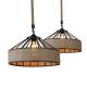 Retro Round Iron Chandelier E27 Decoration Vintage Hemp Pendant Lights