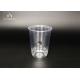 Ice / Cold Coffee Disposable Plastic Drinking Cups Round Shaped Bottom