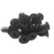 Universal Year Standard OE NO. 7/16 Aluminum Dzus Button Flush Allen Head Quarter Turn Fasteners .500 Black Fast and Secure Installation