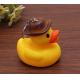 Duck with cap Key chain soft rubber material cute yellow little duck keychain