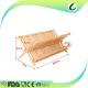 Wood bamboo dish rack with utensil holder for the kitchen