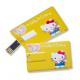 Slim Card USB Flash Drives Full Color Printing Silk Printing Both Sides