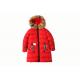 Fashion Casual Children's Winter Clothes red Girls Long Puffer Jacket