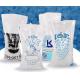 Recycle Poly Plastic Ice Bags Drawstring LDPE Wicket Bag Ice Delivery