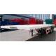 Three Axles Semi Trailer Truck For Container Loading Q345B Material