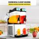 110V Cocktail Coffee Slush Machine Frozen Drink Granita Ice Double Bowl