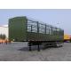 tri axle semi trailer air bag suspension fence trailer for sale