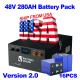 Stock In USA 48V 16S EVE 320Ah Metal Enclosure Lifepo4 Lithium Battery Kits