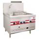 Gas Steaming Stove Commercial Single Dim Sum Steamer 950 x 1050 x (810+450)mm
