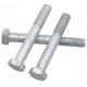 Hot Dip Galvanized Hex Head Machine Bolt Partial Thread For Highway Fence Power Tower