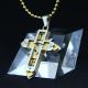Fashion Top Trendy Stainless Steel Cross Necklace Pendant LPC262