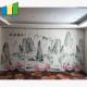 Dismountable Banquet Hall Movable Non-woven Landscape Painting Partitions Wall