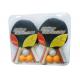 Indoor Personalized Ping Pong Balls , 5mm Plywood Table Tennis Paddles With Multi Handle