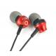MP3 In Ear Wired Earbuds Earphone Aluminum Shell 12cm Cord Length With Flex Cable