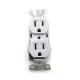 125V American AC Power Electric Double Duplex Receptacle Outlet Wall Socket with 6 Pins