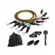 ISO9001 CE Workout Recovery Equipment 11Pcs Resistance Band Tube Set