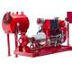 Ul / Fm End Suction Split Case Fire Pump , Diesel Engine Fire Pump 750 Gpm Capacity