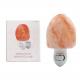 Mini Hand Carved Natural Shape Himalayan Crystal Salt Wall Lamp Night Light for Home Livingroom Decoration Air Purifier