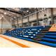 Power Operated Retractable Bench Seating For Multi Purposed Basketball Court