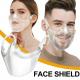 Anti Fog Plastic Protective Face Shield Safety Visor Face Shield With Box Clear PC Face Shield
