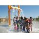 Commercial Fiberglass Aqua Play Games Children Pool Big Water Buckets