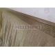 0.53x3.81mm Stainless Steel Metal Ring Mesh Brass Color For String Curtains