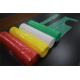 Household Colored Disposable PE Apron On Rolls Round Neck Fluid Prevention
